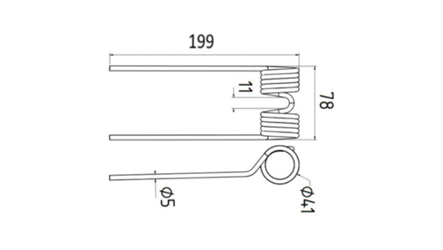 Baler Tooth 585136M1