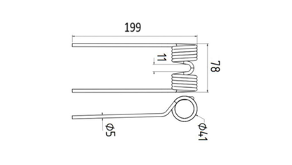 Baler Tooth 585136M1